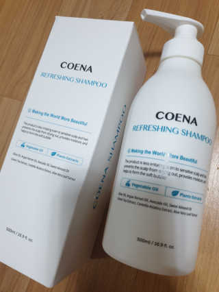 코에나샴푸 500ml — 5점을 준 리뷰어가 2019년 8월 올린 사용 사진