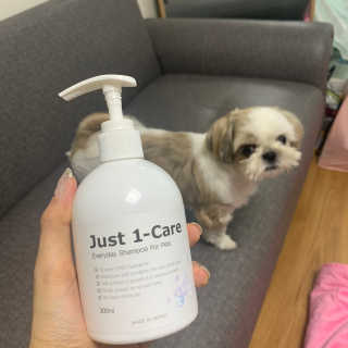 [펫토리아] 뚝딱케어 강아지 고양이 샴푸+미스트 SET — 5점을 준 리뷰어가 2020년 2월 올린 사용 사진