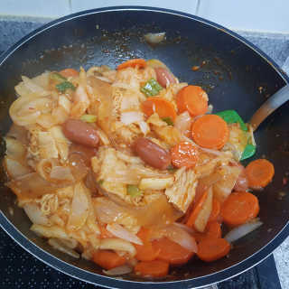 식스레시피 마라떡볶이 쿠킹박스 2인분 — 5점을 준 리뷰어가 2019년 7월 올린 사용 사진