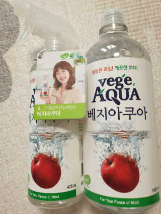 베지아쿠아 475ml + 리필 1000ml 1Set — 4점을 준 리뷰어가 2019년 7월 올린 사용 사진
