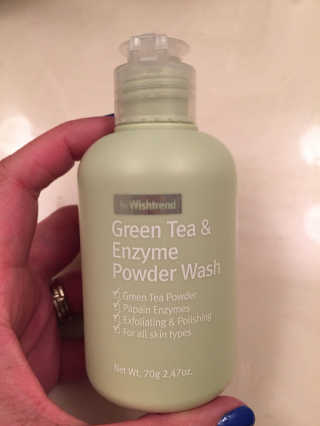 바이 위시트랜드 Green Tea Powder Wash — 5점을 준 리뷰어가 2018년 1월 올린 사용 사진