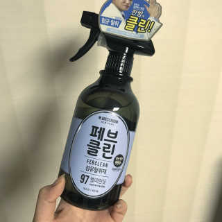 더블유드레스룸 페브클린 500ml — 3점을 준 리뷰어가 2018년 8월 올린 사용 사진