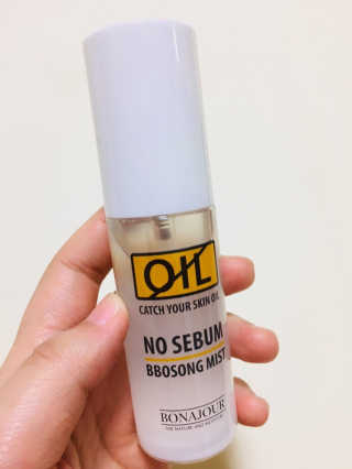 보나쥬르 노세범 뽀송 미스트 50ml — 4.17점을 준 리뷰어가 2018년 6월 올린 사용 사진