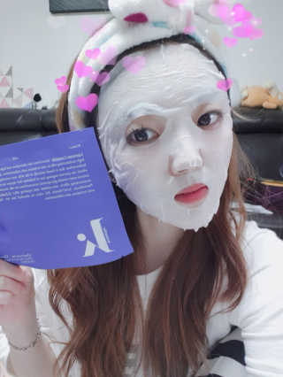 키노닉스 Querencia_Flawless 마스크팩 — 5점을 준 리뷰어가 2019년 4월 올린 사용 사진