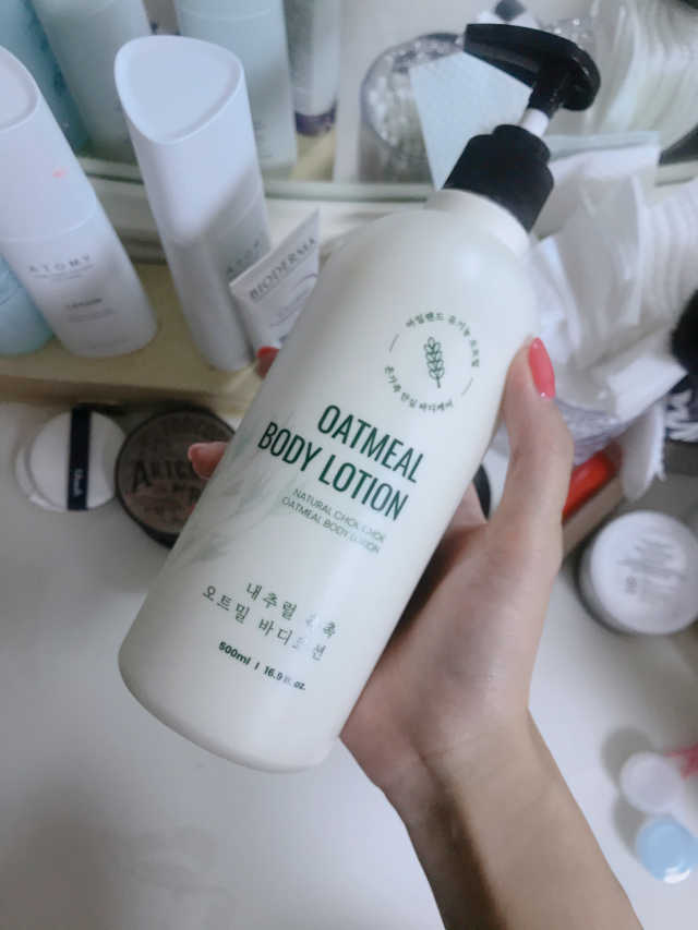 내추럴 촉촉  오트밀 바디로션 500ml 리뷰 사진