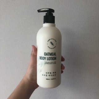 (주)에네스티 내추럴 촉촉  오트밀 바디로션 500ml — 5점을 준 리뷰어가 2019년 11월 올린 사용 사진