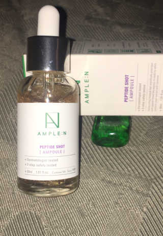 앰플엔 암 페트 펩티드 샷 AMPOULE — 5점을 준 리뷰어가 2019년 5월 올린 사용 사진