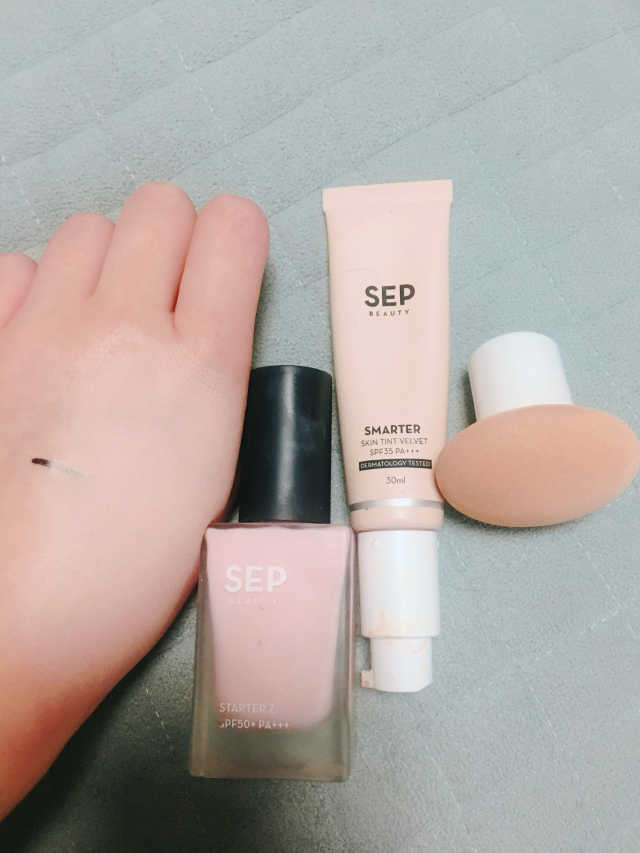 SEP 스마터 스킨 틴트 벨벳 리뷰 사진