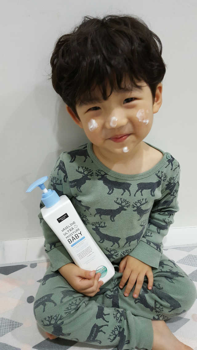 바세린 울트라 모이스처 베이비 로션 리뷰 사진