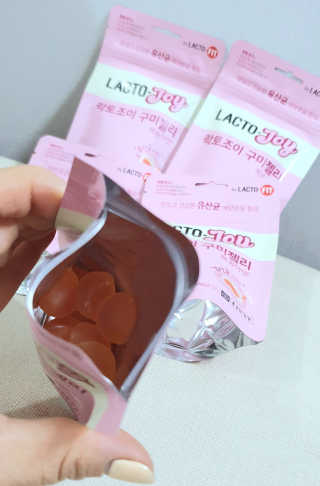 락토조이 구미젤리 복숭아맛 — 5점을 준 리뷰어가 2019년 10월 올린 사용 사진
