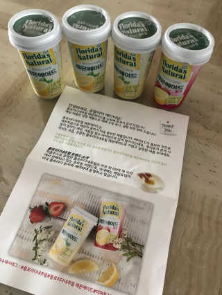 플로리다 내추럴 플로리다내추럴 레몬에이드  2종 — 4.5점을 준 리뷰어가 2018년 7월 올린 사용 사진