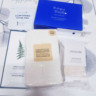 어반리브즈 프리미엄 화장솜 트라이얼 SET — 4점을 준 리뷰어가 2019년 8월 올린 사용 사진