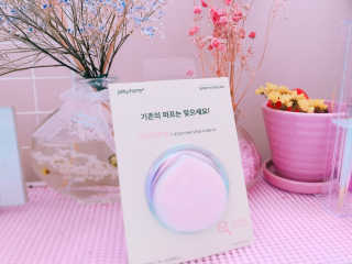 젤리팜 마이크로셀 실리콘퍼프 피치,오렌지 — 4점을 준 리뷰어가 2019년 5월 올린 사용 사진