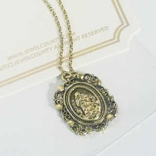 쥬얼카운티 92.5 Silver Byzantine Coin Pendant Necklace — 5점을 준 리뷰어가 2018년 12월 올린 사용 사진