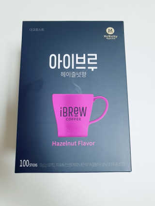 한국맥널티 아이브루 헤이즐넛향 100T — 4점을 준 리뷰어가 2019년 11월 올린 사용 사진