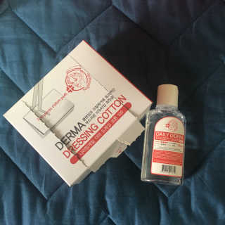 나이팅게일 광채토너130ml+더마 드레싱 코튼 100 SET — 5점을 준 리뷰어가 2018년 5월 올린 사용 사진