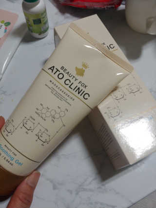 뷰티여우_아토클리닉 [아토클리닉] 아기들이 쓰는 보습, 진정 수딩젤 2개 — 5점을 준 리뷰어가 2019년 5월 올린 사용 사진