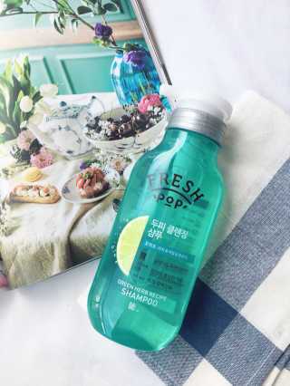 프레시팝 그린허브 레시피 샴푸 — 5점을 준 리뷰어가 2018년 5월 올린 사용 사진