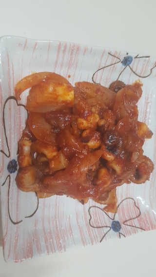 맵꾸미 쭈꾸미볶음 450g — 3점을 준 리뷰어가 2019년 10월 올린 사용 사진