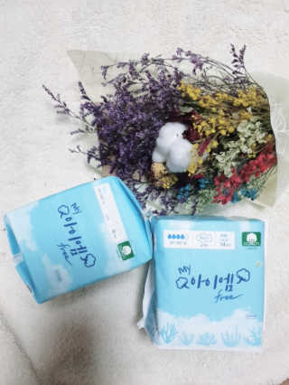 보타메디 마이아이엠 생리대 — 5점을 준 리뷰어가 2018년 12월 올린 사용 사진