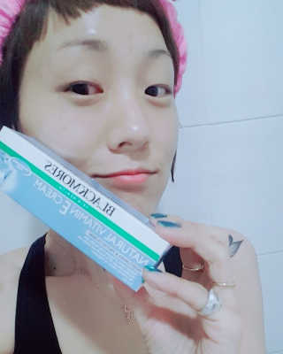 블랙모어스 내츄럴 비타민 E 크림 — 5점을 준 리뷰어가 2018년 3월 올린 사용 사진
