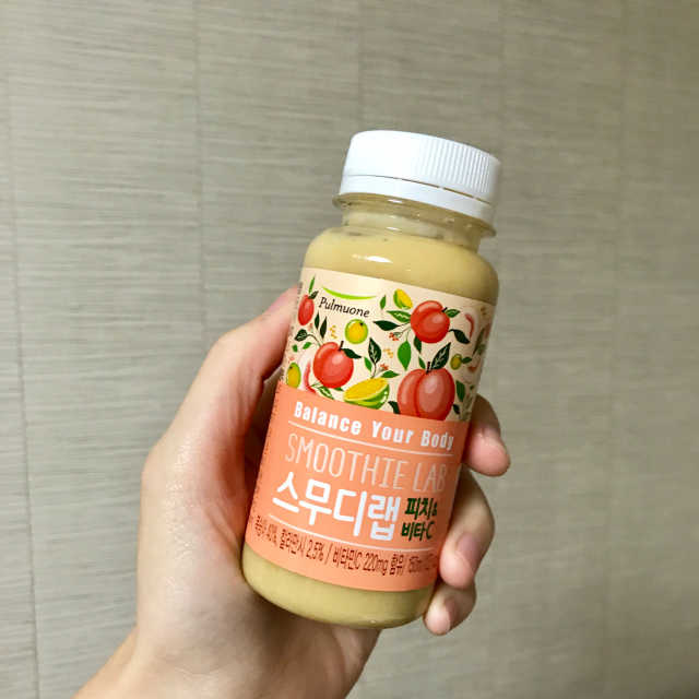 스무디랩 피치&비타 리뷰 사진