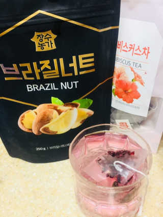 장수농가 브라질너트, 히비스커스 — 4.5점을 준 리뷰어가 2018년 7월 올린 사용 사진