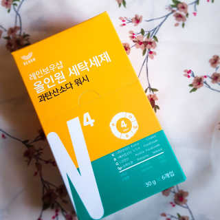 레인보우샵 올인원세탁세제,베이킹소다 스틱포6개입+세탁조클리너 — 4.83점을 준 리뷰어가 2018년 4월 올린 사용 사진