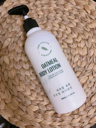 (주)에네스티 내추럴 촉촉  오트밀 바디로션 500ml — 4점을 준 리뷰어가 2019년 9월 올린 사용 사진
