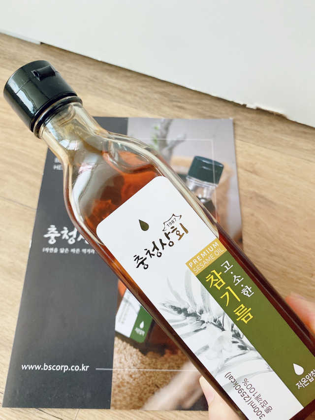 충청상회 고소한 참기름 리뷰 사진
