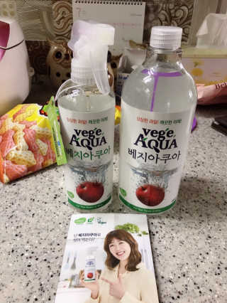베지아쿠아 475ml + 리필 1000ml 1Set — 5점을 준 리뷰어가 2019년 7월 올린 사용 사진
