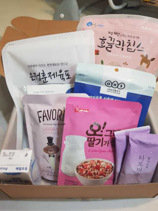 [맘마레시피] 맛과 건강이 한가득, 간식박스 2종 택1 — 5점을 준 리뷰어가 2019년 11월 올린 사용 사진