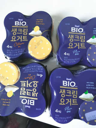 [매일 바이오] 생크림요거트 플레인 12개 + 유자 12개 — 4점을 준 리뷰어가 2019년 6월 올린 사용 사진
