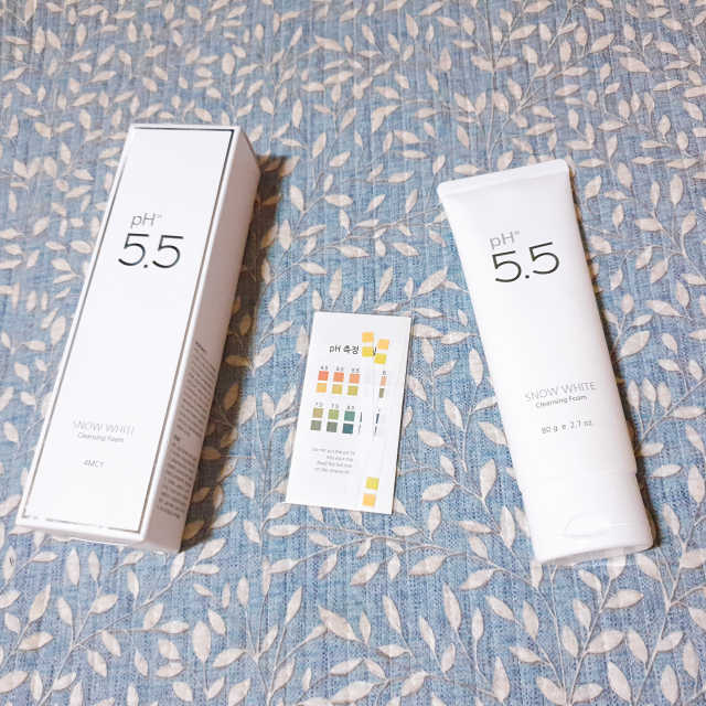 포므시 스노우화이트클렌징폼pH5.5 리뷰 사진