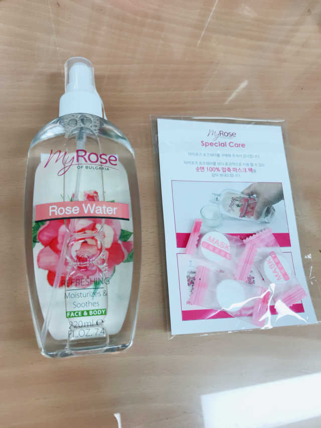 수분 충전하는 마이로즈 로즈워터 토너 리뷰 사진