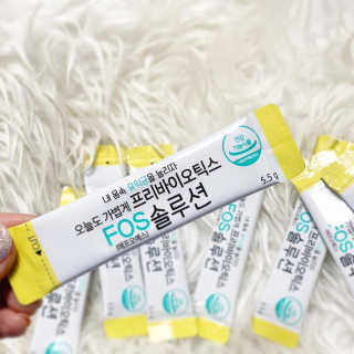 힐링팩토리 오늘도 가볍게 프리바이오틱스 FOS 솔루션 — 5점을 준 리뷰어가 2020년 2월 올린 사용 사진