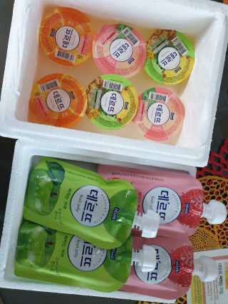 데르뜨 떠먹는 과일 3종, 짜먹는 과일 2종 총 10개 체험 — 5점을 준 리뷰어가 2020년 3월 올린 사용 사진