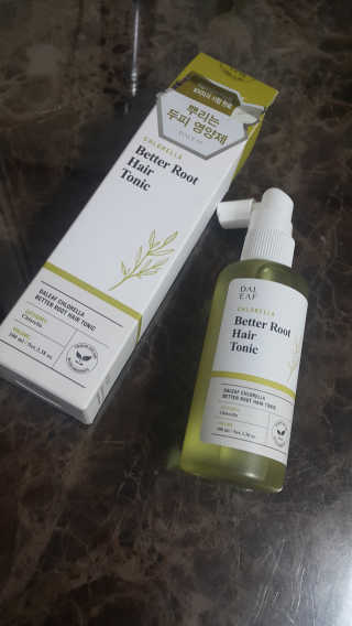 달리프 클로렐라 베러 루트 헤어토닉 100ml — 5점을 준 리뷰어가 2019년 8월 올린 사용 사진