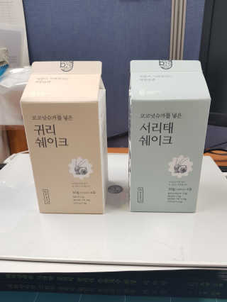 착한습관 귀리쉐이크와 서리태쉐이크 — 5점을 준 리뷰어가 2018년 8월 올린 사용 사진