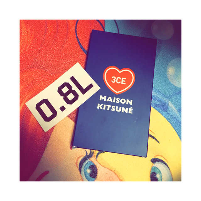 3CE MAISON KITSUNE SQUARE MINI HAND MIRROR 리뷰 사진
