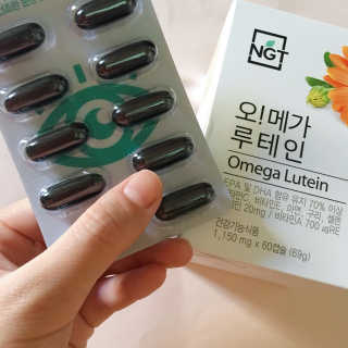 네츄럴굿띵스 오!메가루테인 60일분 — 5점을 준 리뷰어가 2018년 8월 올린 사용 사진