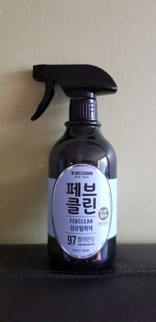 더블유드레스룸 페브클린 500ml — 4점을 준 리뷰어가 2018년 8월 올린 사용 사진