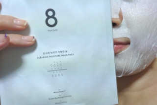 누메로 8 클리어링 모이스처 마스크팩 — 3.5점을 준 리뷰어가 2016년 12월 올린 사용 사진