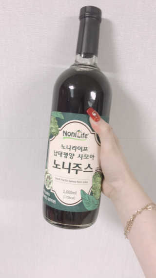 장수농가 남태평양 사모아 노니 원액 1L or 200mlx10팩 중 택 1 — 5점을 준 리뷰어가 2019년 1월 올린 사용 사진