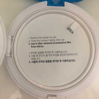 아미니 아쿠아 프로텍터 선쿠션 — 5점을 준 리뷰어가 2019년 4월 올린 사용 사진