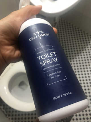 셀로몬 토일렛 스프레이 500ml — 5점을 준 리뷰어가 2018년 5월 올린 사용 사진