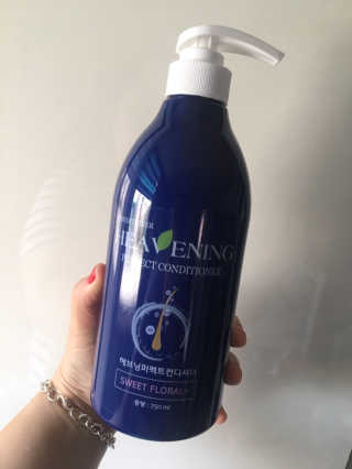 헤브닝 퍼펙트 컨디셔너 750ml — 5점을 준 리뷰어가 2019년 8월 올린 사용 사진