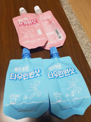 천호식품 숙취해서 헛개원샷, 타우린원샷 술푼너에게 — 3.83점을 준 리뷰어가 2017년 12월 올린 사용 사진