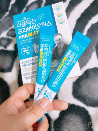 메이준뉴트리 이승남 원장의 더블액션 프리바이오틱스 — 5점을 준 리뷰어가 2020년 3월 올린 사용 사진