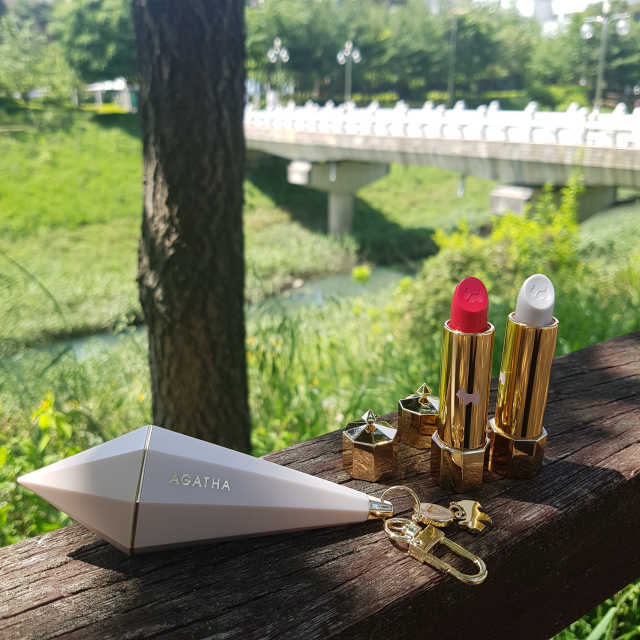 [AGATHA] 프리미에르 립스틱 리뷰 사진